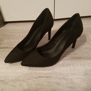 H&M 3 in. Black suede heels
